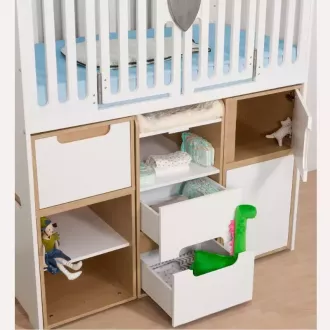 Komplettes Babyzimmer Lit'bellule mit skalierbarem Bett 2
