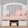 Komplettes Babyzimmer Lit'bellule mit skalierbarem Bett 8