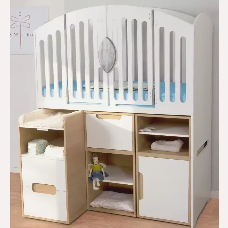 White Complete Baby Room Lit'bellule 8