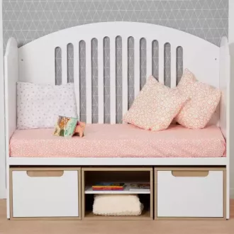 Das Babyzimmer komplett weißes Bettbellule -3