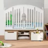 Das Babyzimmer komplett weißes Bettbellule -2